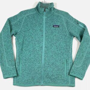 Patagonia Womens Better Sweater Full Zip Fleece Jacket - Beryl Green, Large